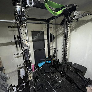 블랙벳 A-1 2D 하프+스미스랙+누오덤벨+원판총75kg+고무판 특A급