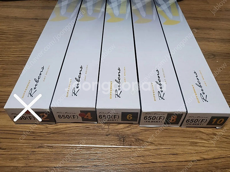 루벤스 650F 유화 아크릴 겸용 붓 판매합니다--0