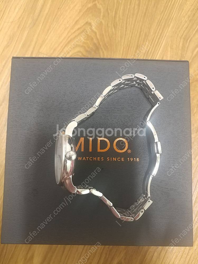미도 시계 MIDO 바론첼리 38mm 흰판--1