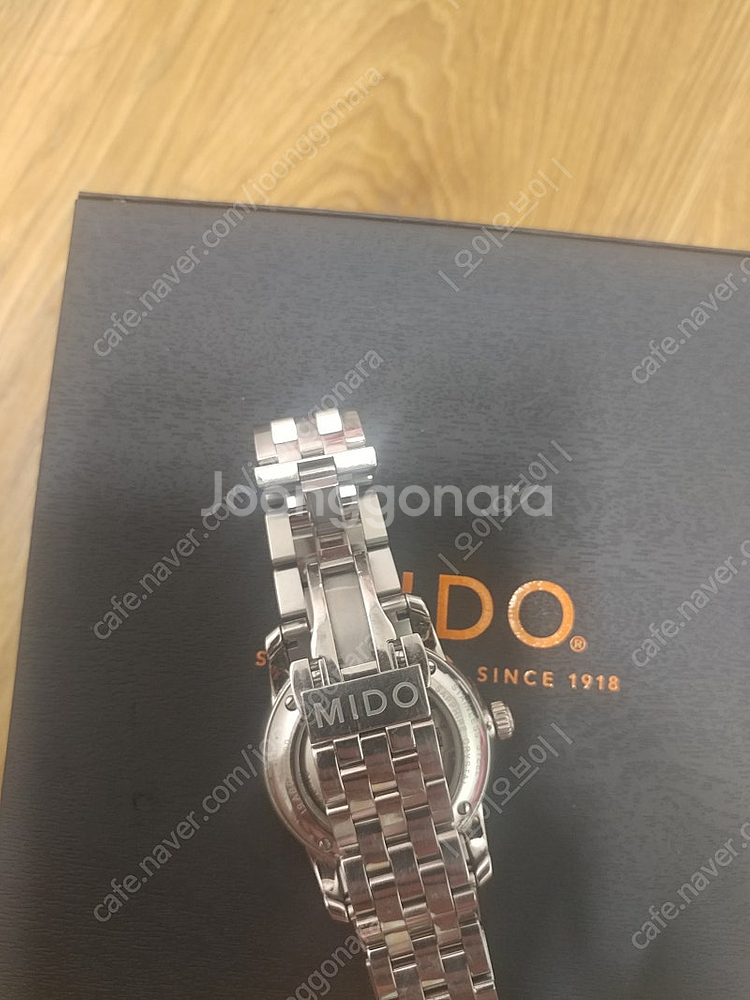 미도 시계 MIDO 바론첼리 38mm 흰판--2