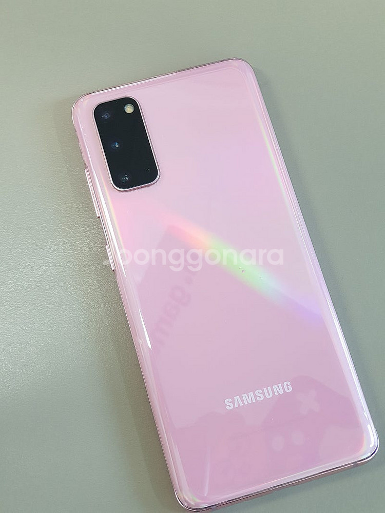 < 갤럭시 S20 핑크 128기가 무잔상급 상태 깔금한 폰 15만에판매합니다 >--1