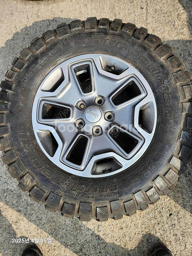 jeep 지프 브리지스톤 휠+타이어 255 75 17 ...--0