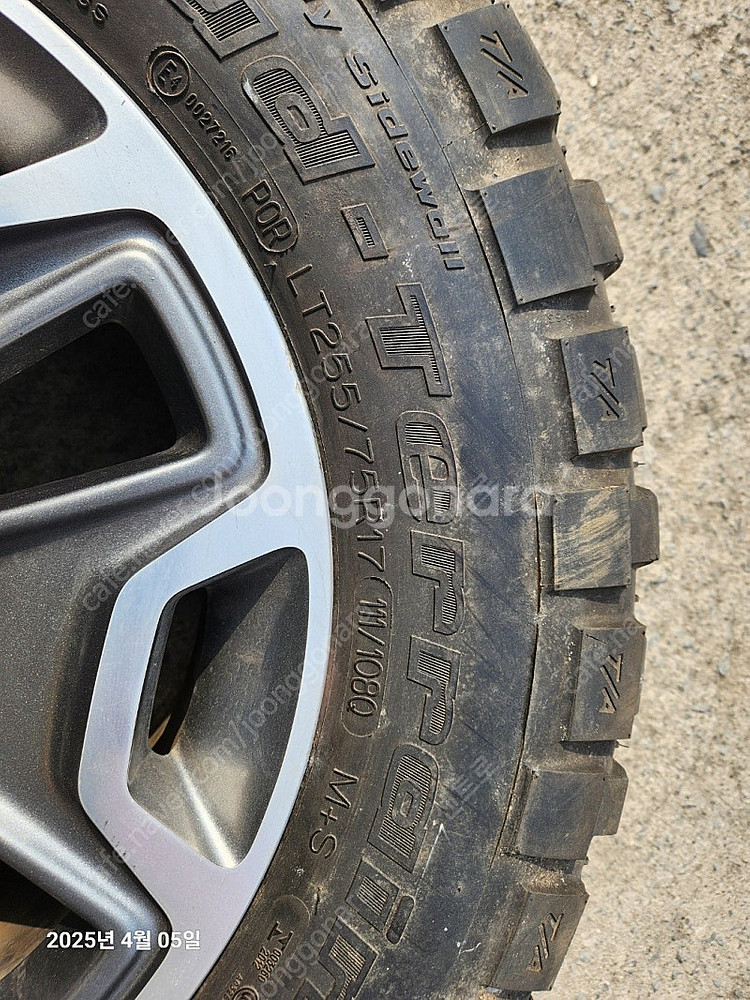 jeep 지프 브리지스톤 휠+타이어 255 75 17 ...--2