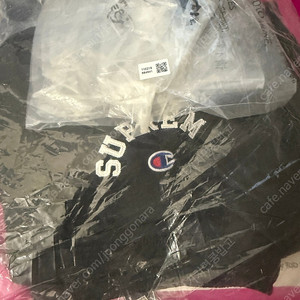 [S] 슈프림 x 챔피온 메쉬 쇼츠 반바지 블랙 - 24SS