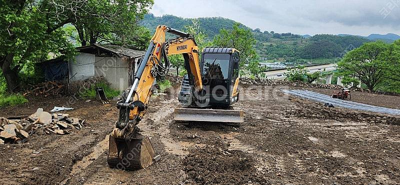 17년 4월식 현대 02 굴삭기 HX60MT 2300만...--6