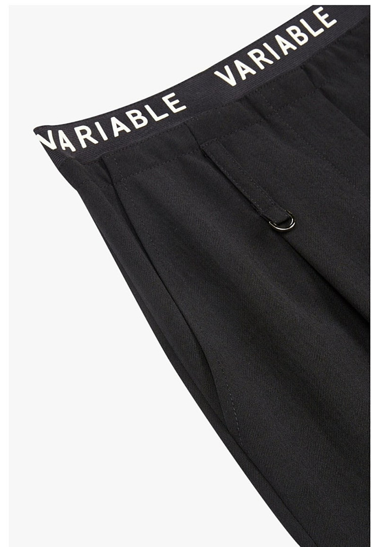 [새상품]보브(VOV) 레터링 밴딩 쿨 와이드팬츠--2