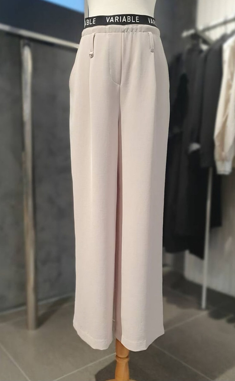 [새상품]보브(VOV) 레터링 밴딩 쿨 와이드팬츠--6