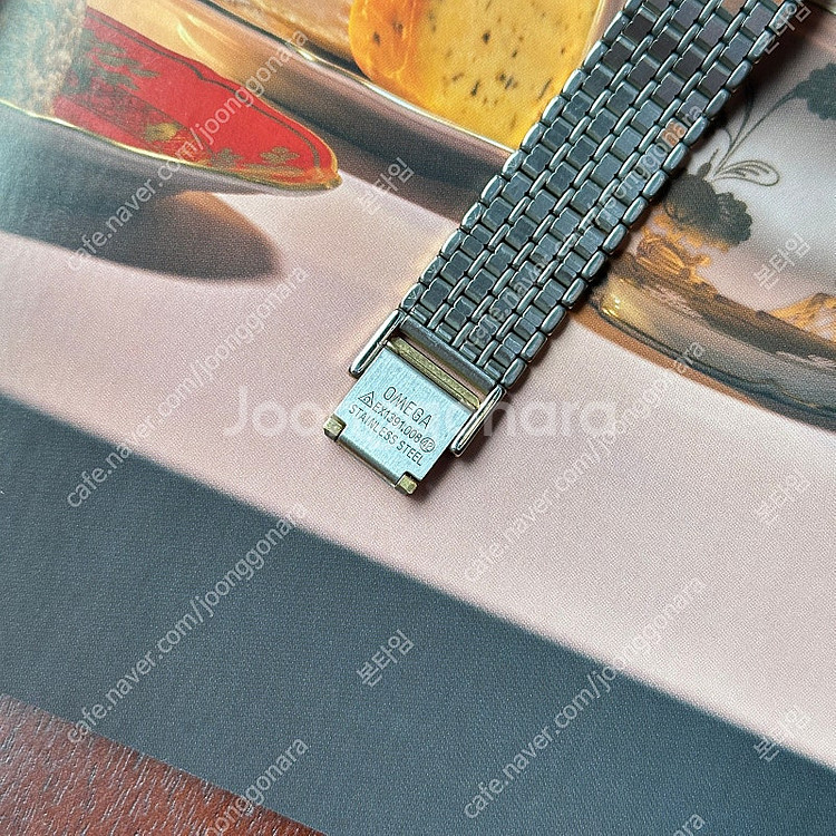 오메가 빈티지 드빌 금도금 스틸 쿼츠 27.2mm--6
