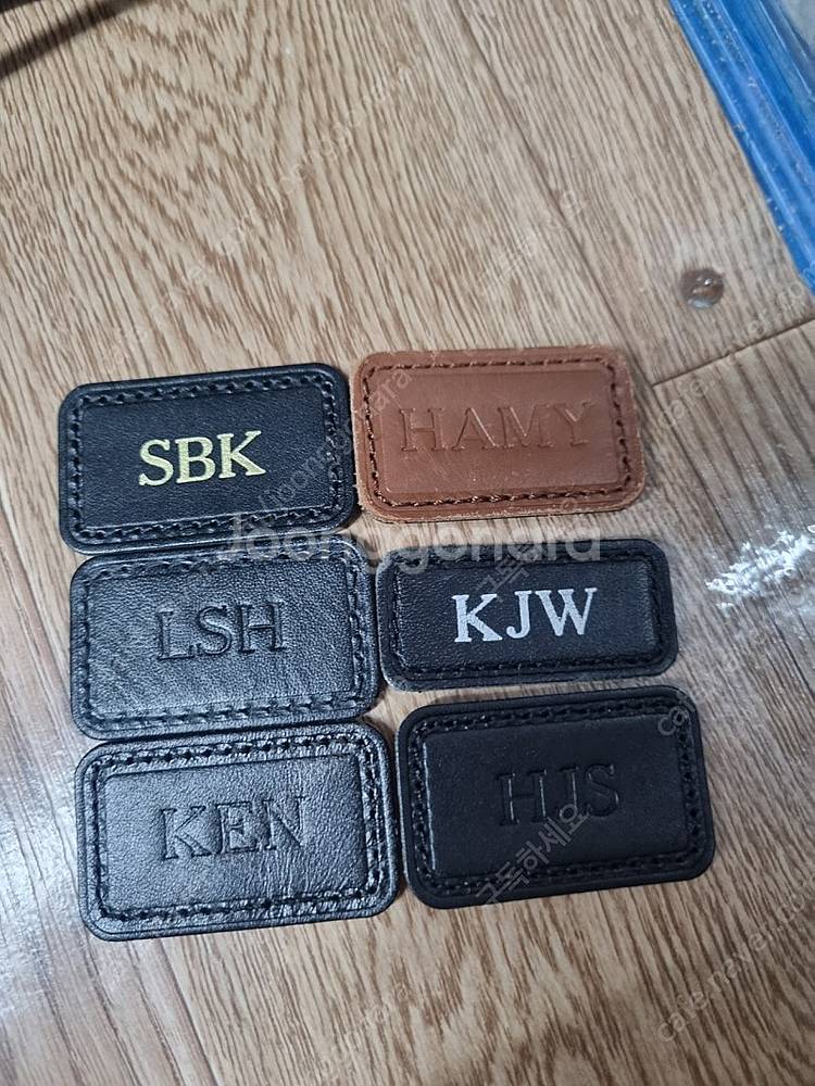 투미 이니셜 패치 모고그램 이니셜 각인--0