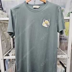 매장정품/ 메종키츠네 남성반팔티 파스텔 폭스헤드 반팔티셔츠 (M/95) MI45