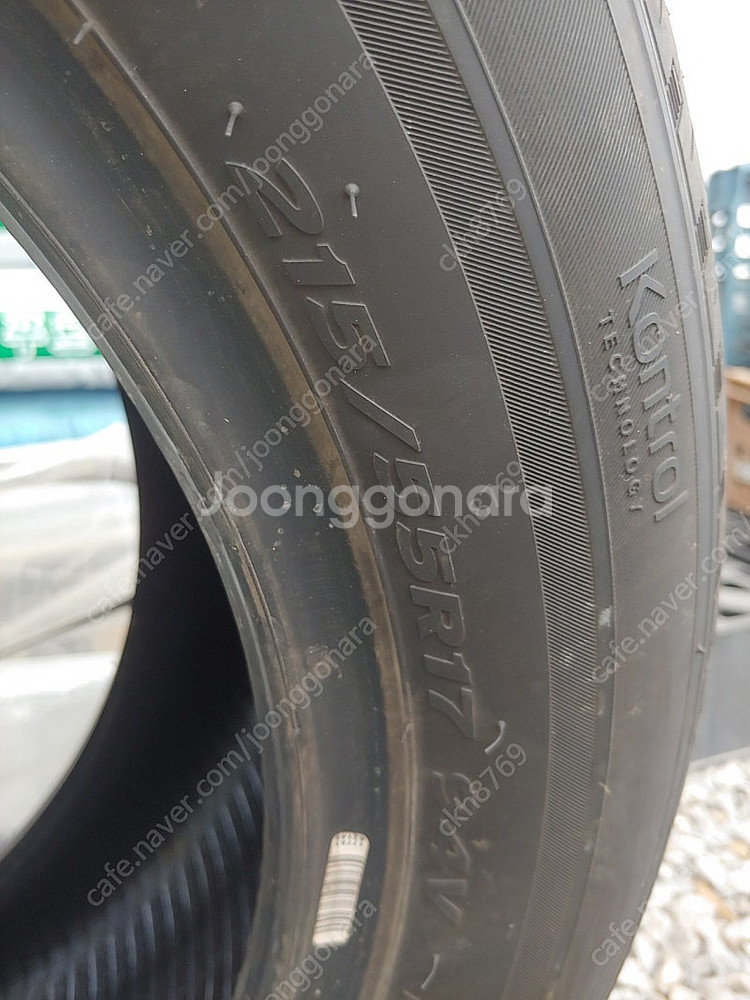 한국타이어 215 55r 17--4