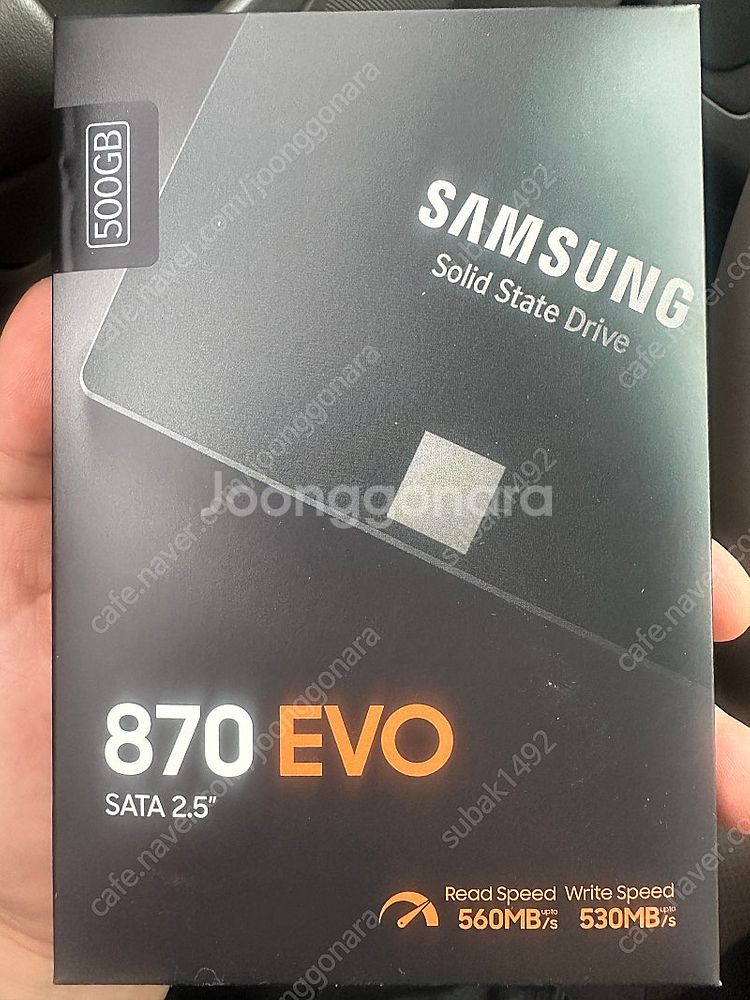 삼성 870 evo ssd카드 500gb--0