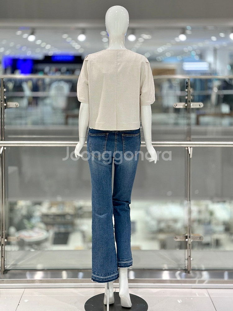 jj지고트 린넨자켓 택도 안 뗀 새상품!--8
