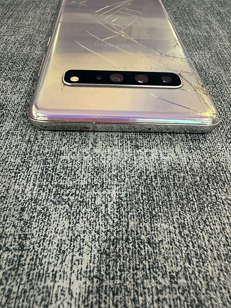 갤럭시S105G 256기가 실버색상 액정파손 기능정상 ...--6