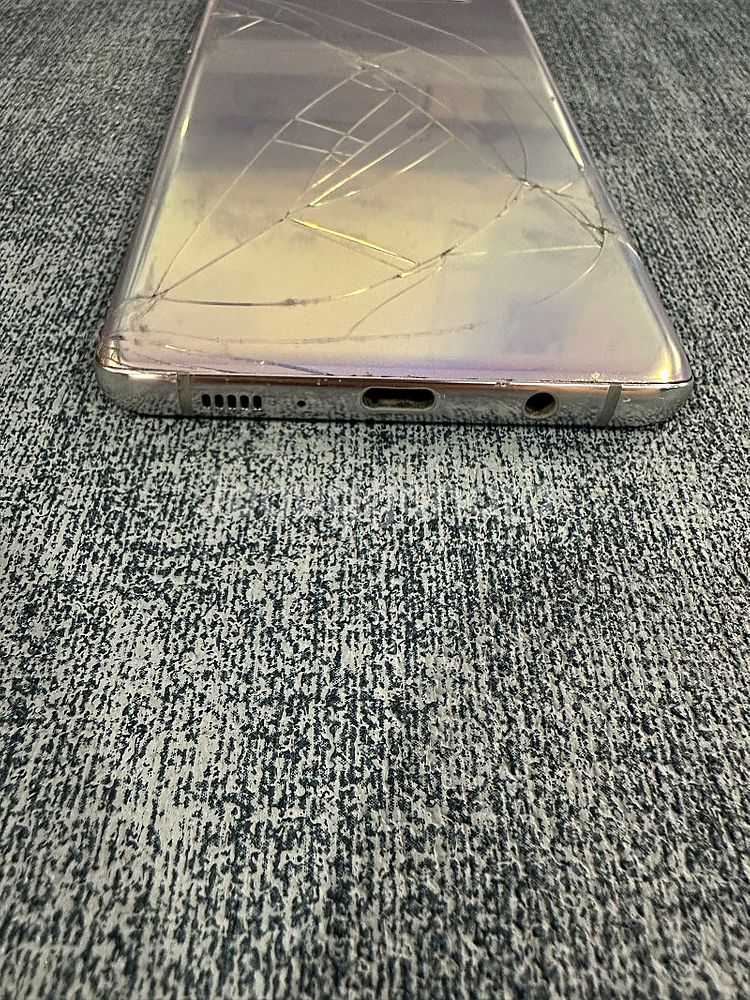 갤럭시S105G 256기가 실버색상 액정파손 기능정상 ...--7