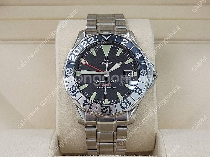 OMEGA 오메가 씨마스터 41mm GMT 50주년 블...--0