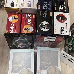 주술회전 고죠 넨도로이드 고전 고죠ver넨도,주술회전 고죠 수트ver넨도,니님랄레이 넨도,송량하 넨도,로드엘멜로이 2세 넨도,붕괴 스타레일 어벤츄린 넨도로이드 특전