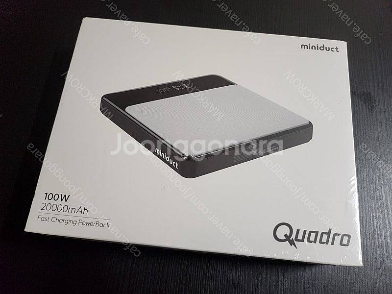 미니덕트 쿼드로 20,000mAh, 100W 보조배터리...--0