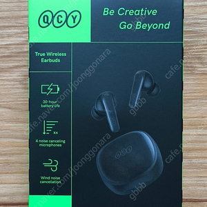 [무료배송]QCY t13x 블랙 무선이어폰