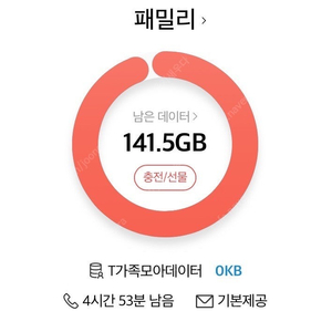 SKT 데이터 2기가