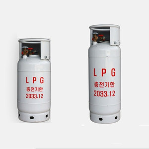 지게차용 LPG연료통(가통통+니쁠+카플링)
