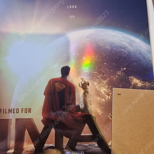 CGV IMAX 슈퍼맨 포스터 + TTT카드 일괄