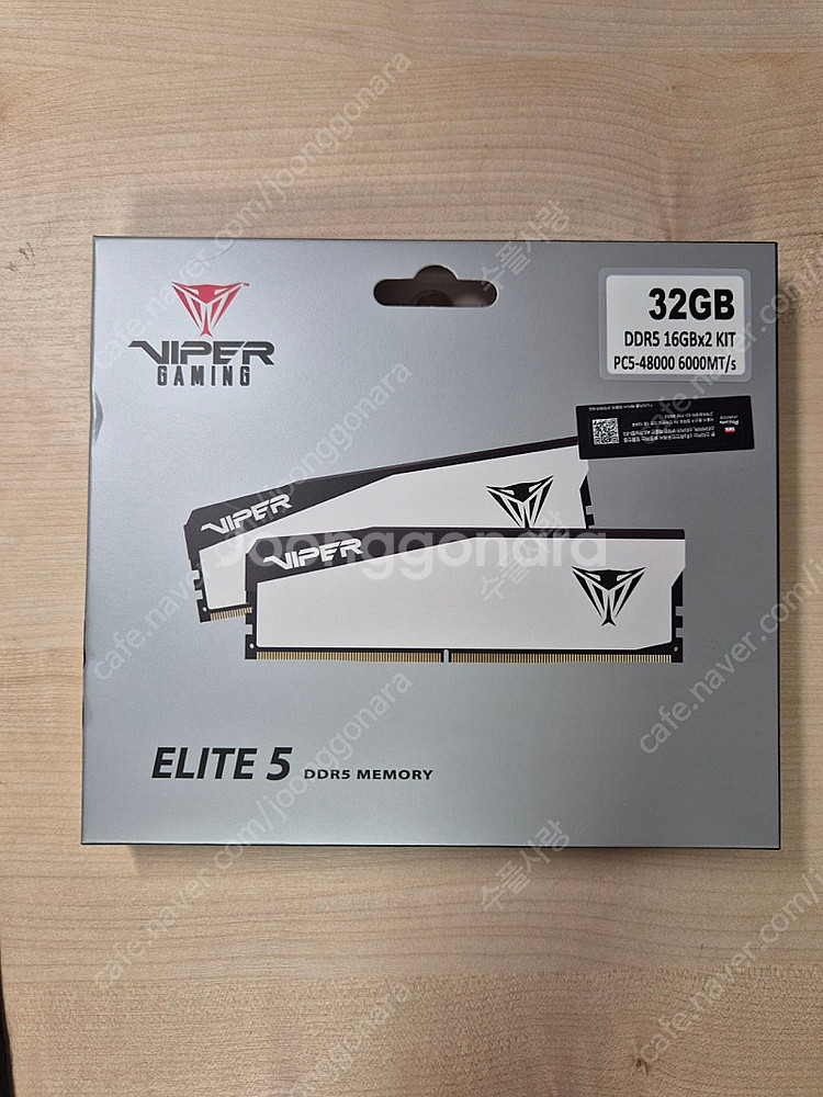 바이퍼 게이밍 DDR5 32GB 램 단순개봉--0