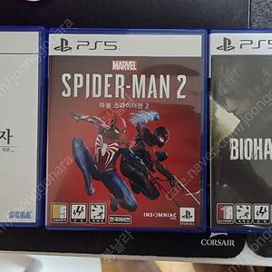 ps5 타이틀 팝니다 바하4 re,스파이더맨2,용과같이7 외전