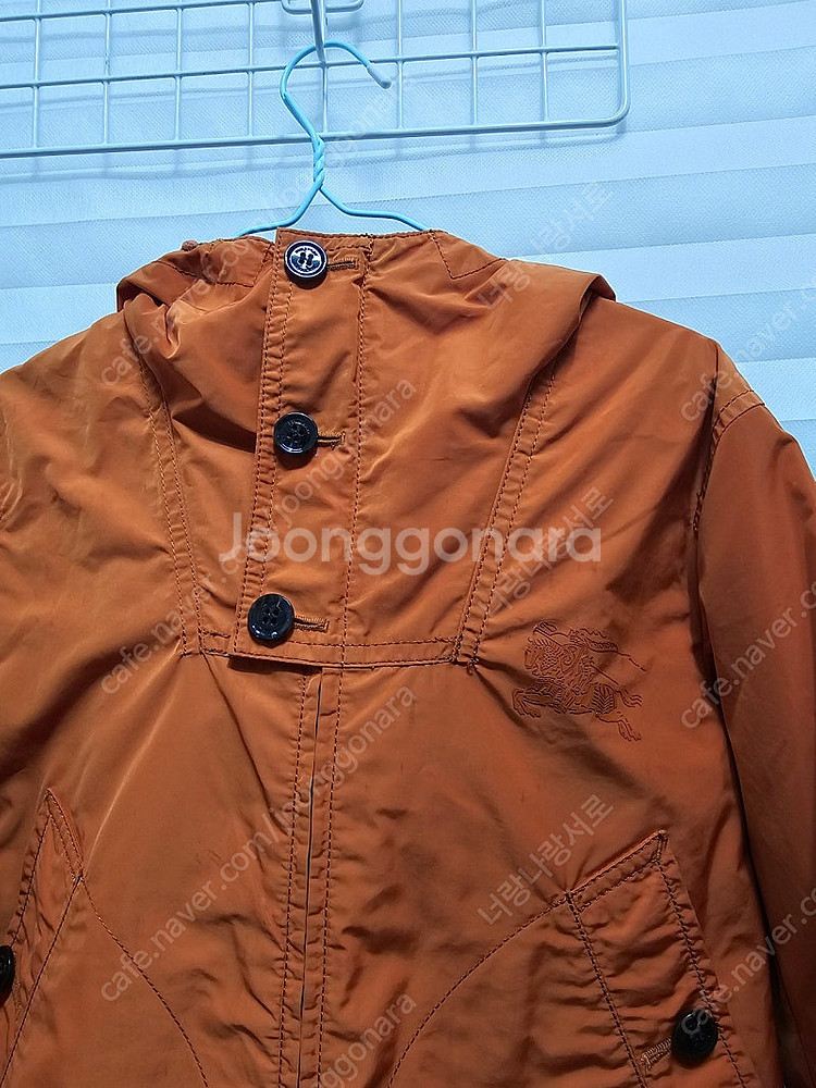 버버리 키즈 바람막이 자켓 점퍼 사이즈 8y 128cm--3