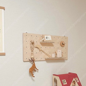 니노린도 원목 페그보드 타공판 아기방