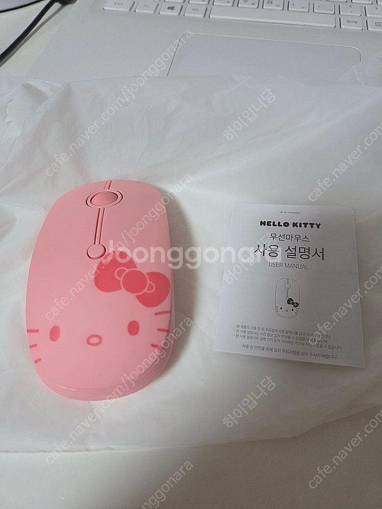 새상품)산리오 키티 무선 저소음 무선 마우스--0