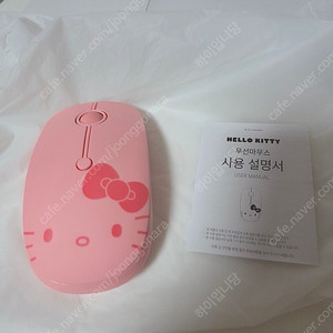 새상품)산리오 키티 무선 저소음 무선 마우스