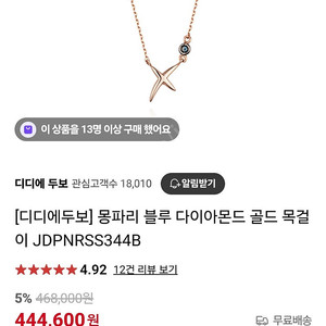 디디에두보 몽파리 목걸이