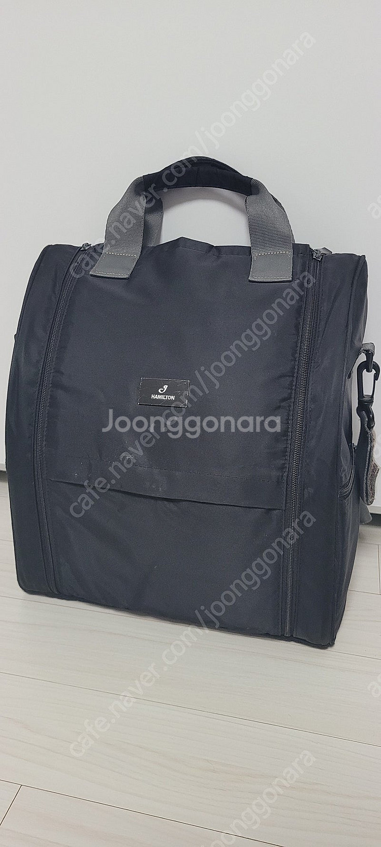 제이해밀턴 백팩 기저귀가방 프라다원단 한손오픈가능 방수...--0