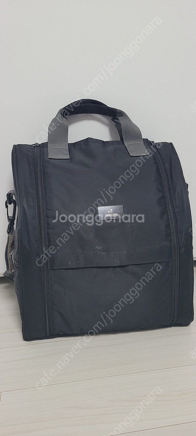 제이해밀턴 백팩 기저귀가방 프라다원단 한손오픈가능 방수...--1