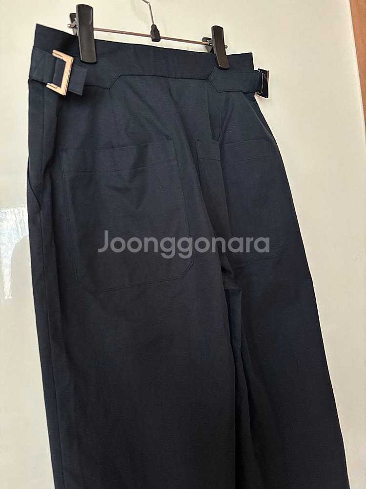 보웬 바스락 코튼 와이드 팬츠 올드머니룩 하객룩 출근룩...--3