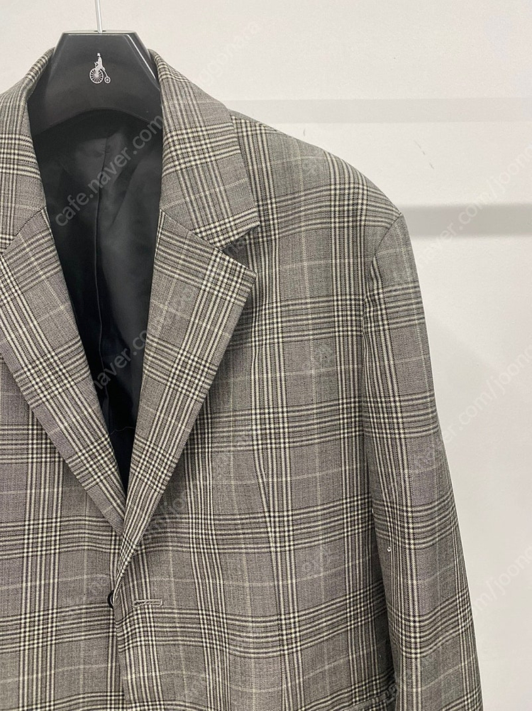 (105) 남성용 더니트컴퍼니 울 체크 블레이저 자켓 쟈켓 재킷 블레이져 이미지