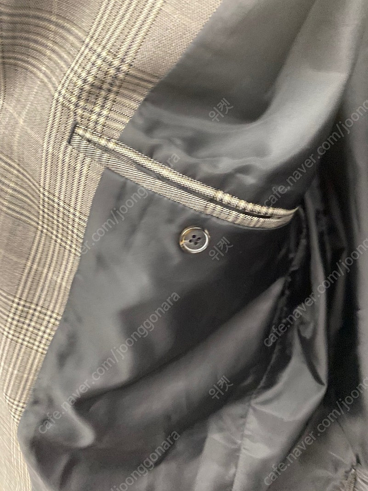 (105) 남성용 더니트컴퍼니 울 체크 블레이저 자켓 쟈켓 재킷 블레이져 이미지