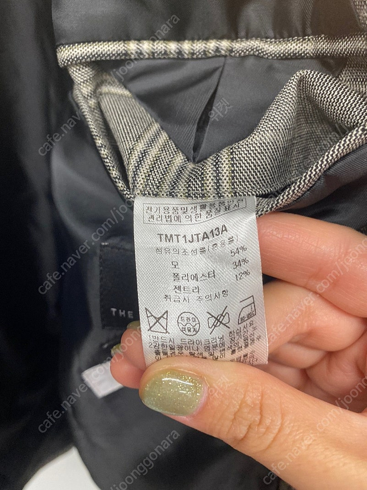 (105) 남성용 더니트컴퍼니 울 체크 블레이저 자켓 쟈켓 재킷 블레이져 이미지