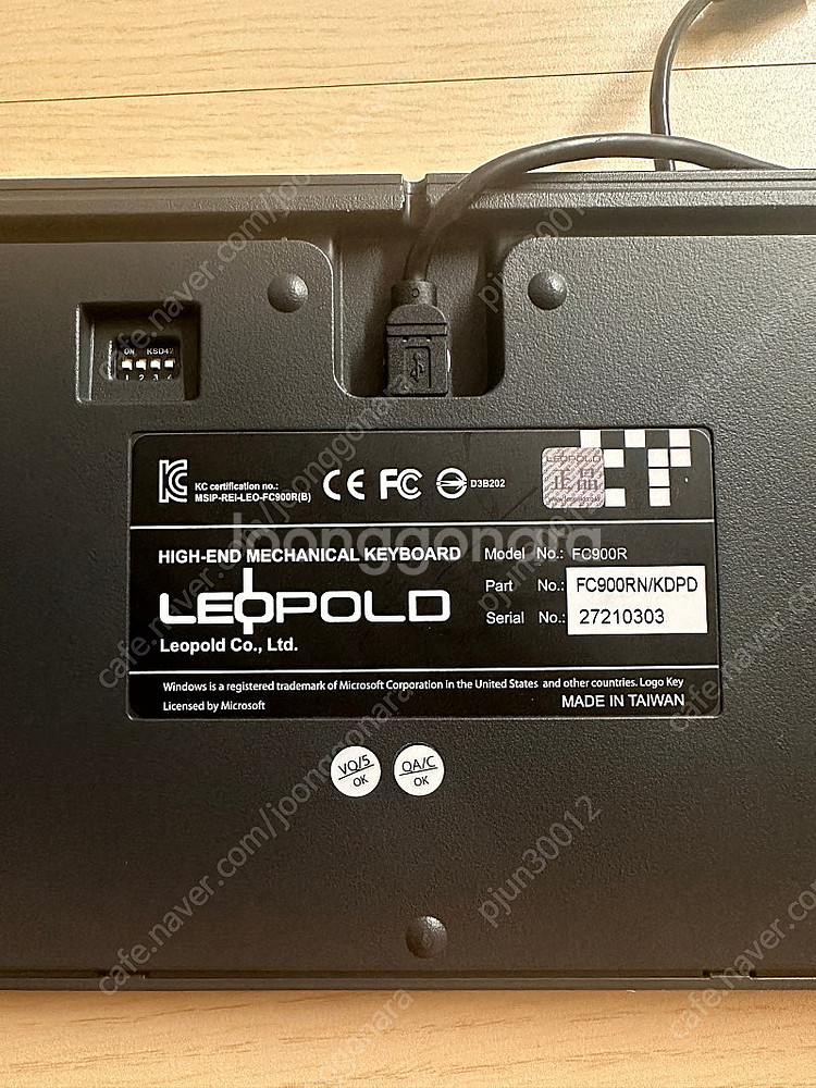 레오폴드 FC900R PD 그라파이트 한글 갈축 8만에--2
