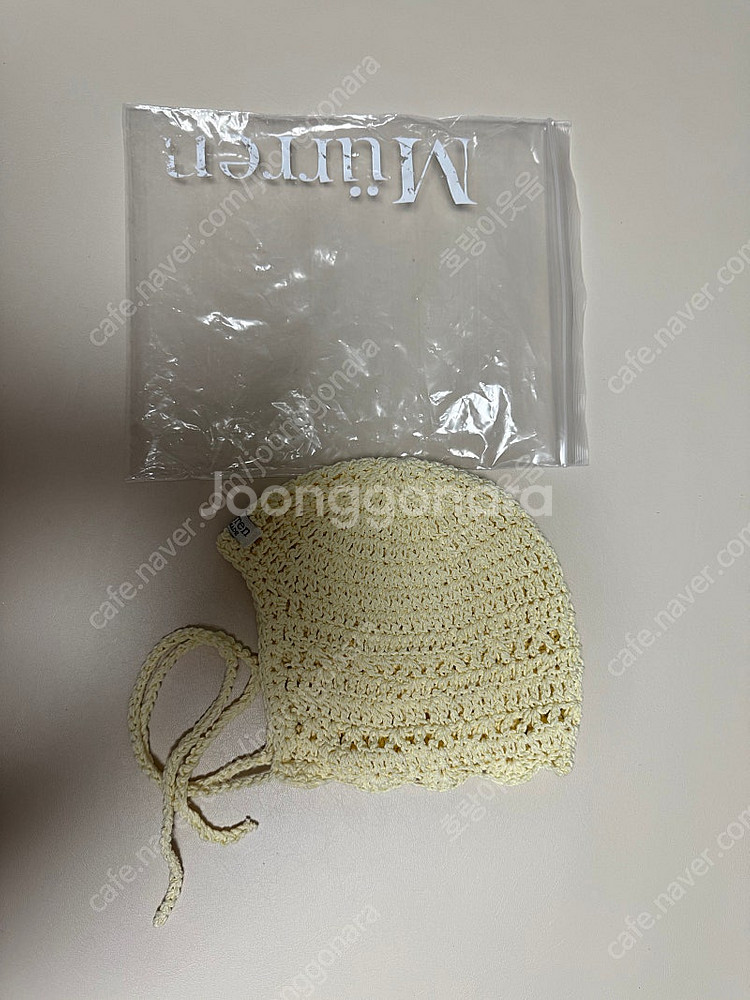 뮤렌 여름단풍보넷 xs 노랑--0