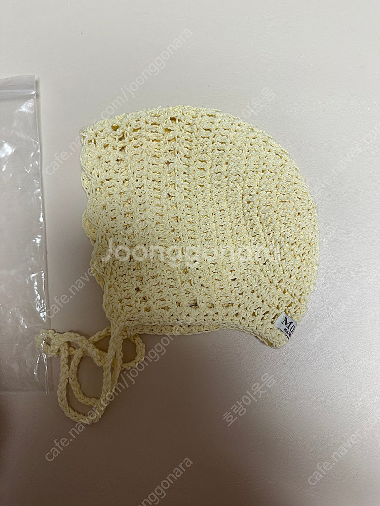 뮤렌 여름단풍보넷 xs 노랑--2