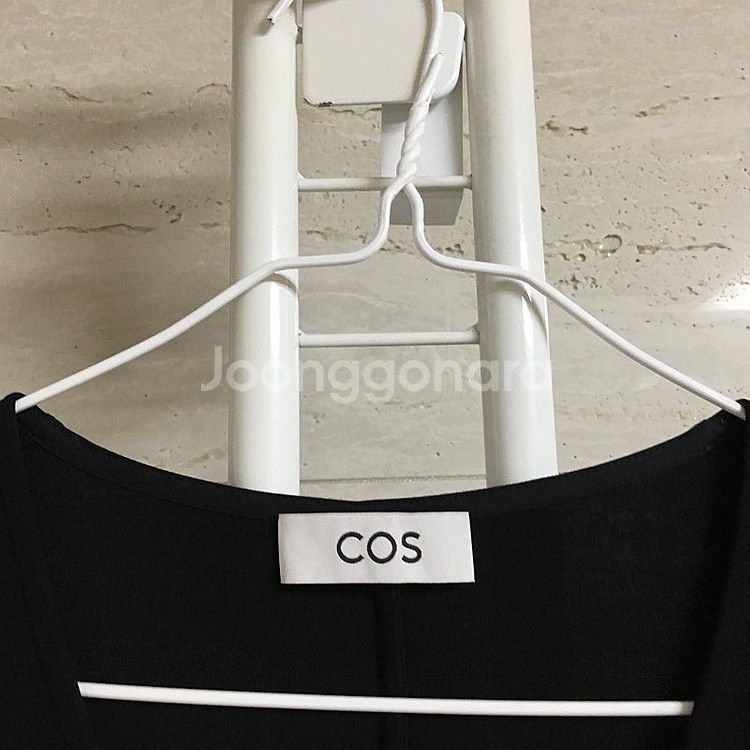 Cos 코스 롱 슬리브리스 랩 드레스 원피스 S--4