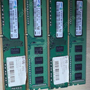 데스크탑 메모리 4g pc3 10600u (택포)