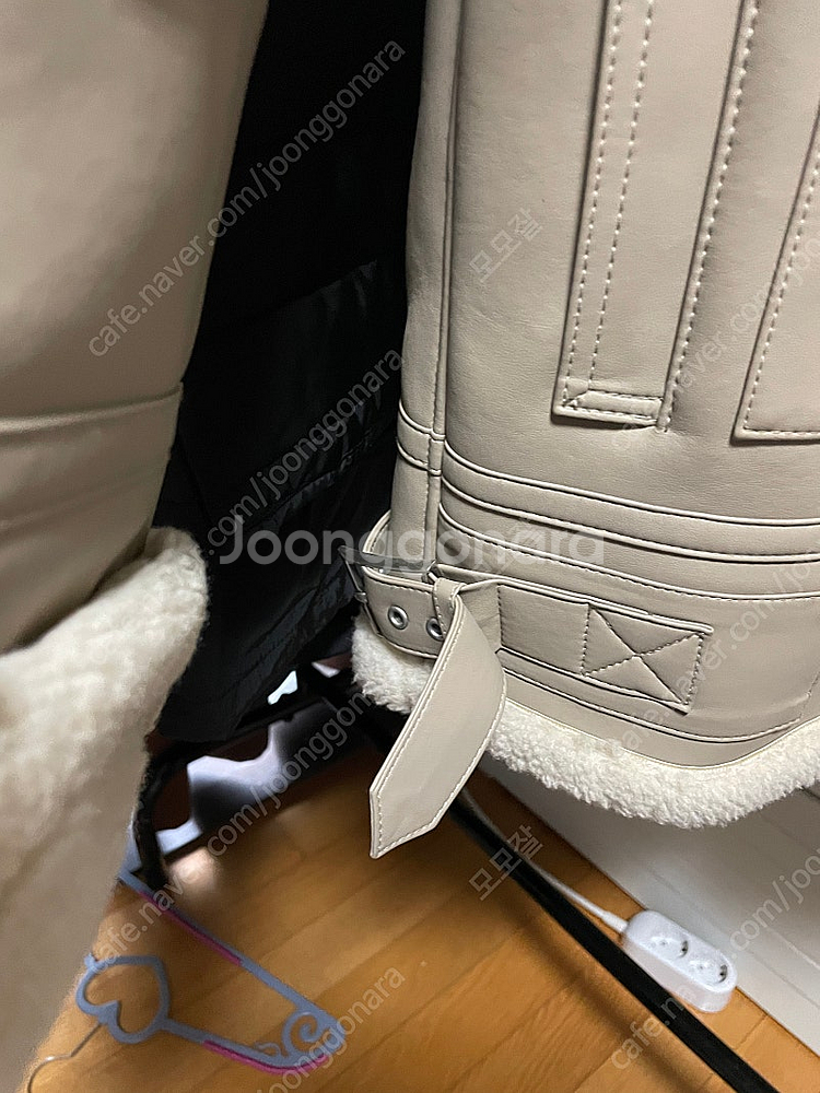 드로우핏 베이지 무스탕 L--5