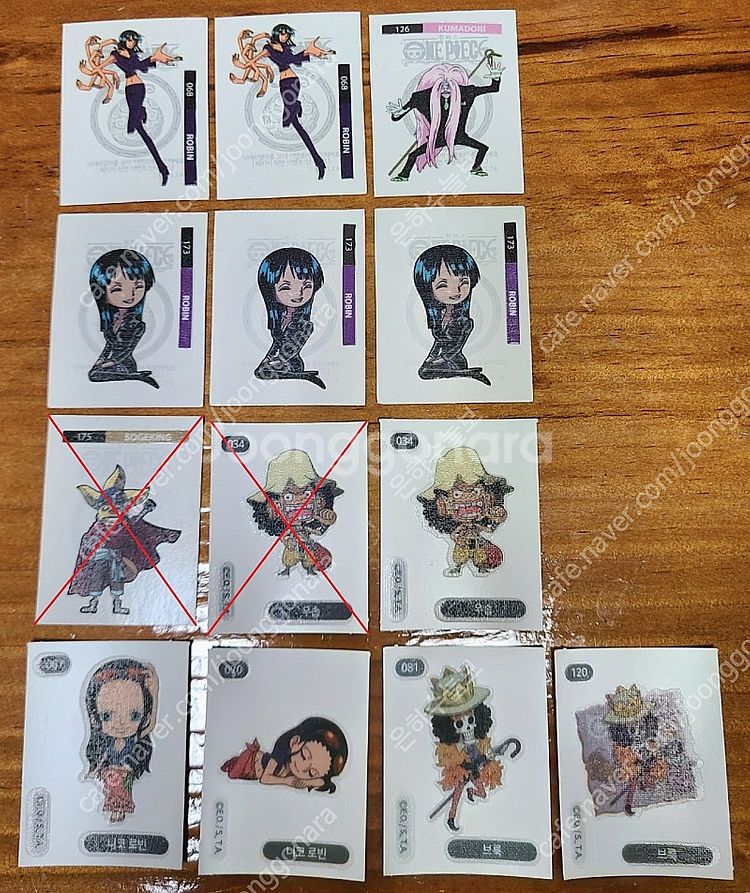 새제품 원피스 (One Piece) 띠부띠부씰 판매합니...--0