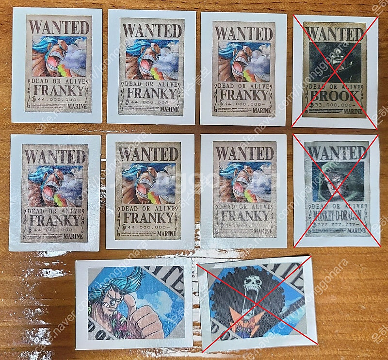 새제품 원피스 (One Piece) 띠부띠부씰 판매합니...--1