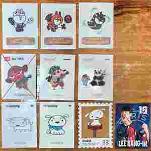 새제품 라인프렌즈 (LINE FRIENDS) & 케로로 중사 (기로로) & 짱구는 못말려 (크레용 신짱) 띠부띠부씰 판매합니다.