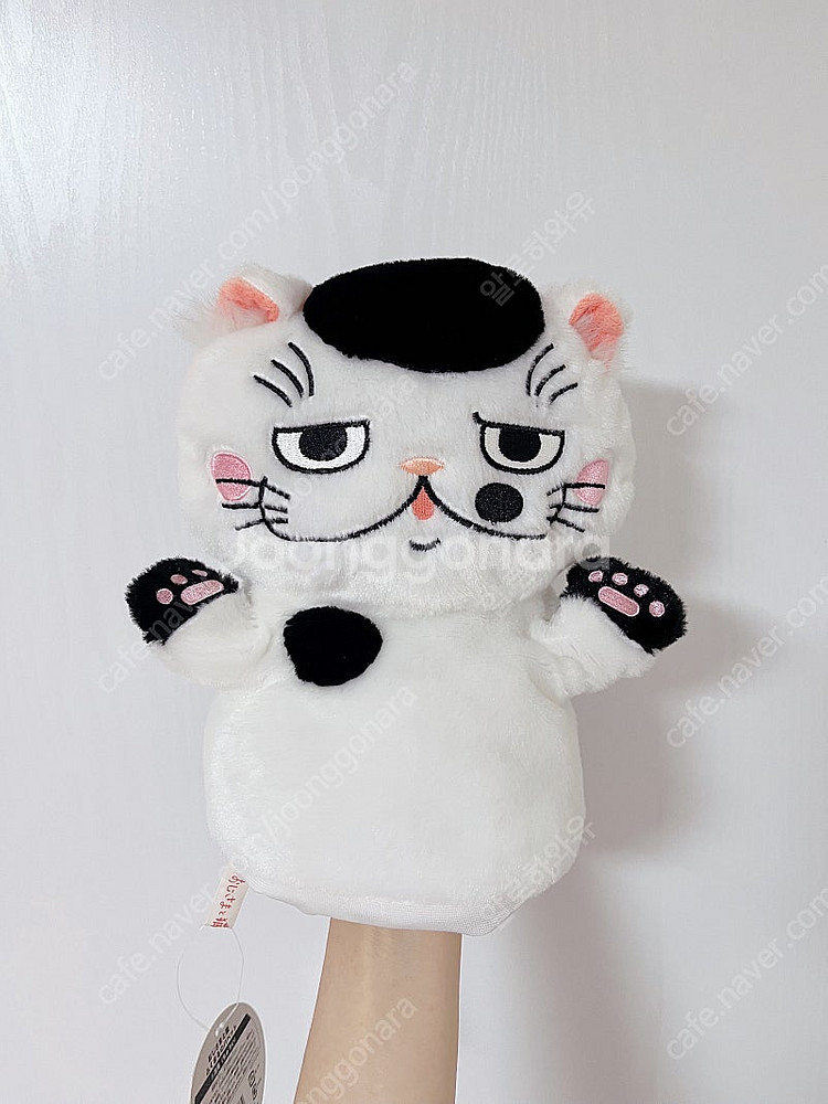 아저씨와 고양이 후쿠마루 핸드퍼펫 인형--0