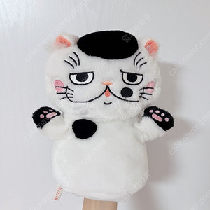 아저씨와 고양이 후쿠마루 핸드퍼펫 인형